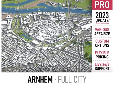 Arnhem  Low-poly 3D model