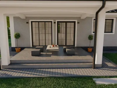 House 13 Exterior 3D model