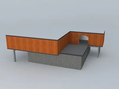 Zarok house exterior Free 3D model