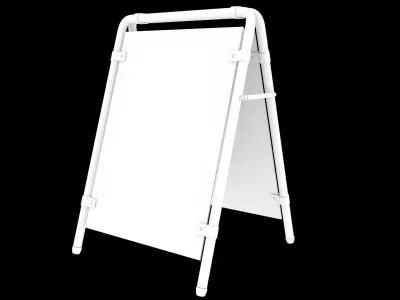 Sign Standing 3d model 3D model