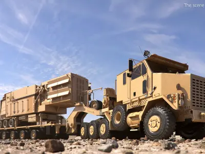  Tactical Radar Transport Heavy Hauler Sand 