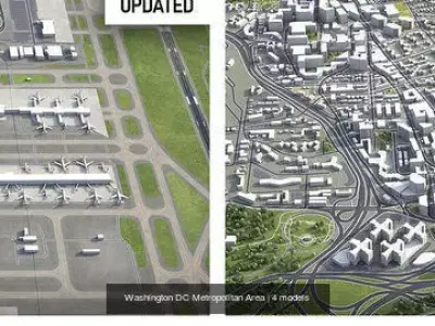 Washington DC 3D Model Pack