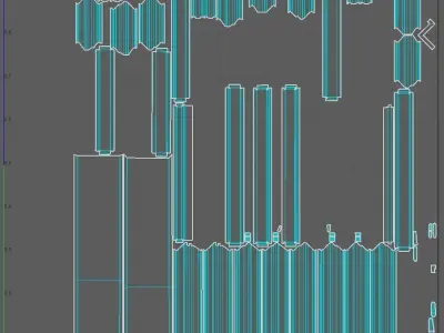 Small Wood Window 3D model