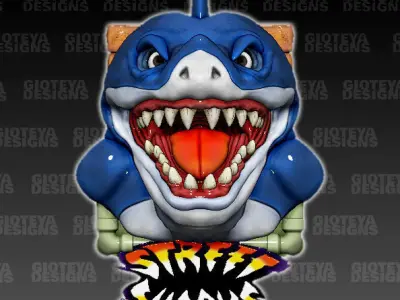 Street Sharks Ripster 3D model