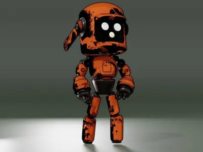 The robot nanny from the TV series love death and robots 3D model