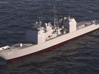  US Navy Warship CG-60 