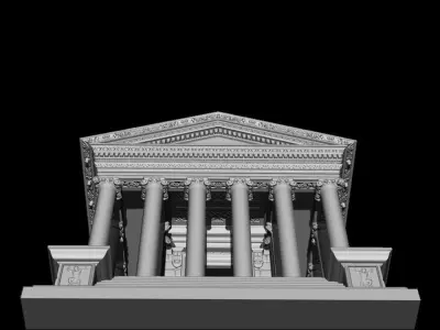 GARNI temple 3D print model