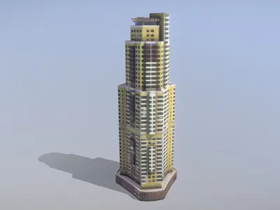 MSK Building 20 Low-poly 3D model