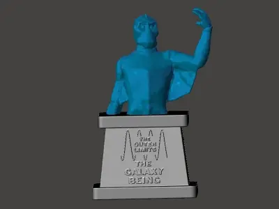 THE GALAXY BEING from OUTER LIMITS bust 3D print model