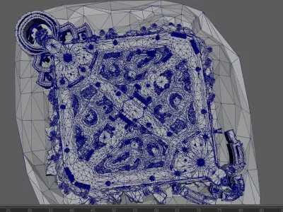 Summoner Canyon League of Legends King of Glory Map Low-poly 3D model