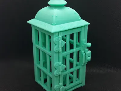 Wooden lamp 3d print 3D print model