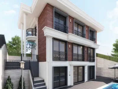 Villa Exterior 3D model