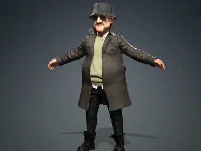 Mr D Rigged 3D Model 3D model