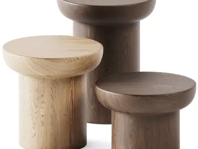Coffee Tables Dombak by Phase Design 3D model