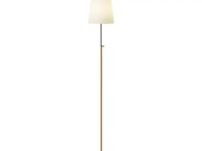 Harrison Metal Adjustable Floor Lamp 3D model