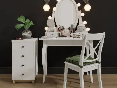 Dressing Table 03 3D model purchase