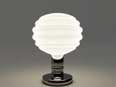 Retro Table Lamp 3D model
