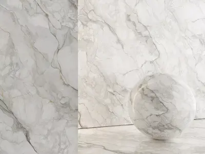 Marble Calacatta Gold Soft Porcelain Tile 28 Texture