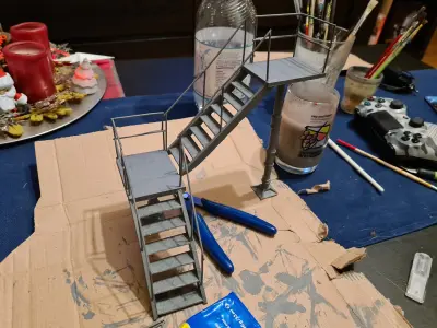 Hasbro TVC Tie Fighter Gantry Platform as seen in Squadrons 3D print model