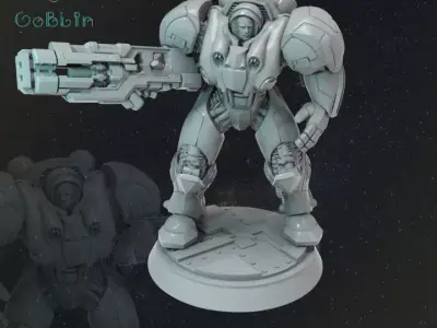 Commander Brutus - Sci-fi War 3D print model