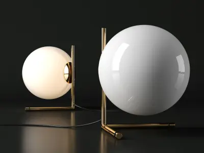 Table lamp IC 2 3D model