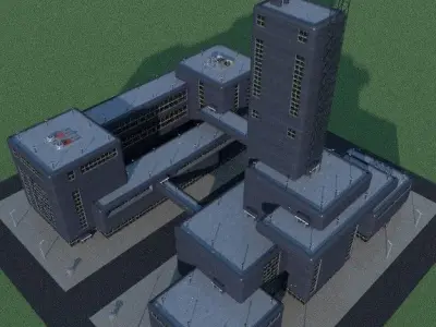 SpiderWare City Block 3D model buy