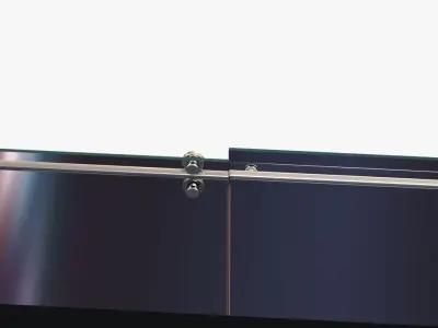 westyle bathtub cube and Glass doors Fleurco Kinetik 3D model