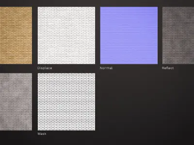 Yellow australian brick wall texture Texture