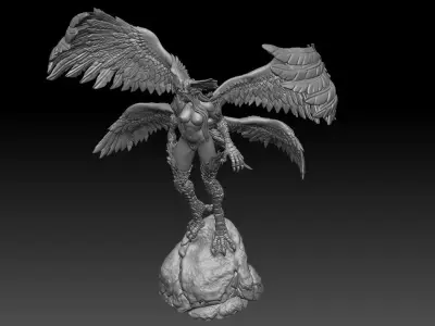 Evil God Aethara 3d print model 3D print model