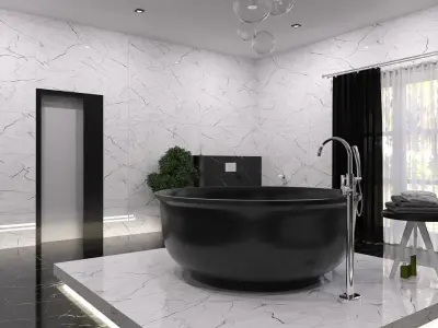 Bathroom 12 Low-poly 3D model