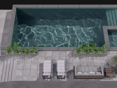 SWIMMING POOL NO82 A 3D model