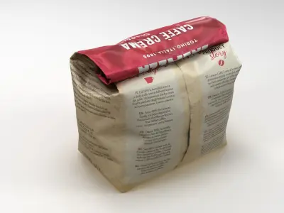 Bag of Coffee 3D model