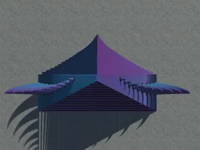 Triangle Portal Struct 3D model
