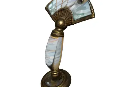 Art Deco Mother of Pearl Door Knocker Low-poly 3D model