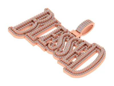 Statement Pendant 3D print model