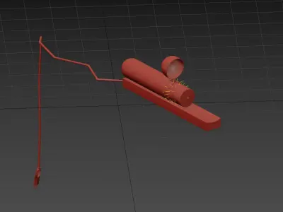 ISP LED Table Lamp by Ilia Potemine 3D model