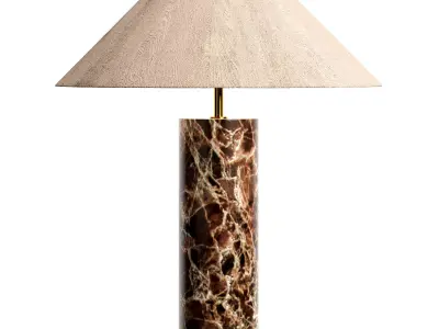 Morola 1 light large brown marble Free 3D model