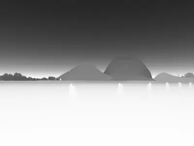 Seaside observation deck 3D model