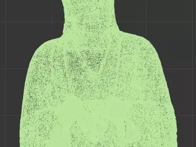 Deity Statue Sculpture21 3D model