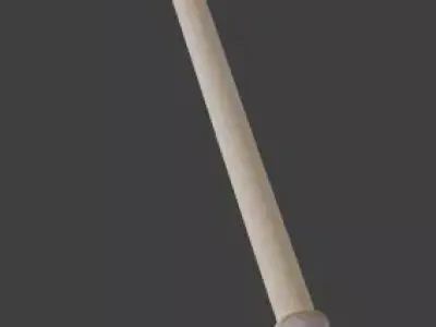 Golden Star Magical Girl Wand 3D Model Low-poly 3D model