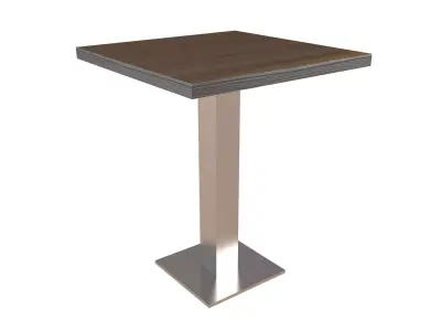 Bar Table v1 002 Low-poly 3D model