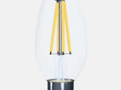 SOLHETTA LED bulb E14 250 lm Low-poly 3D model