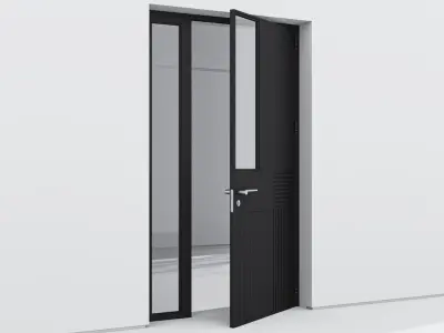 Aluminium door 274 3D model