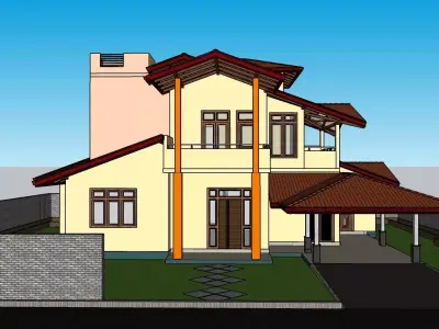 South Asian House P3 3D model