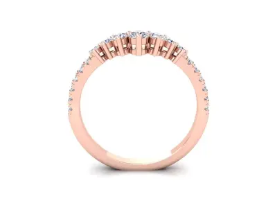 Light Woman Ring 3d Model and Render  3D print model purchase
