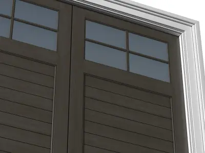 Automatic Classic Modern Garage Doors  3D model