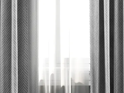 Curtain Set 10 3D model