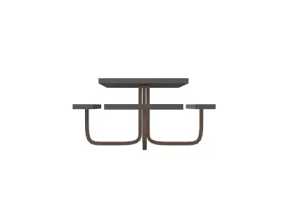 Park Table v1 002 Low-poly 3D model