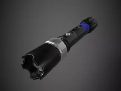 Flashlight Low-poly 3D model