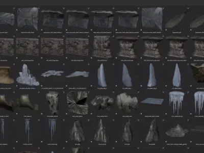 500 Medieval Game Assets Vol4-Inspired by The Witcher 3 Low-poly 3D model